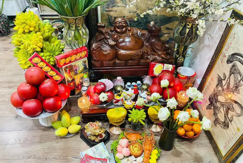 Chọn vị trí bày trí bàn thờ Thần Tài