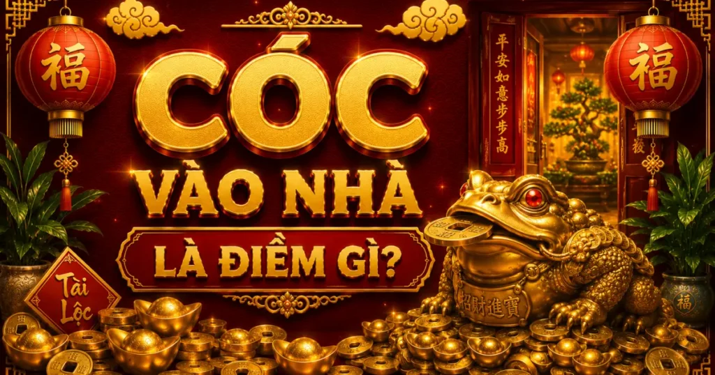 Cóc vào nhà là điềm gì? Xấu hay tốt theo quan niệm dân gian