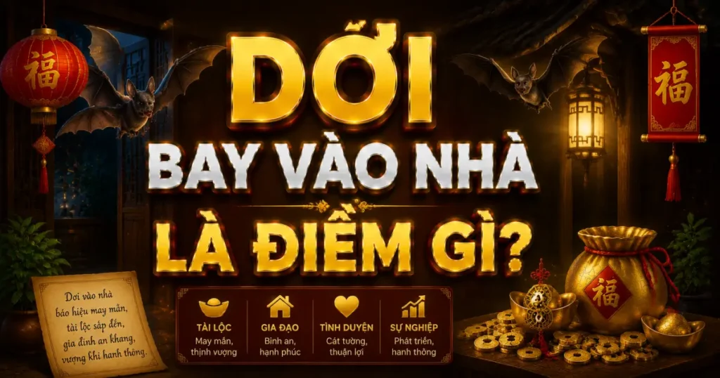 Dơi bay vào nhà là điềm gì? Lành hay dữ theo quan niệm dân gian