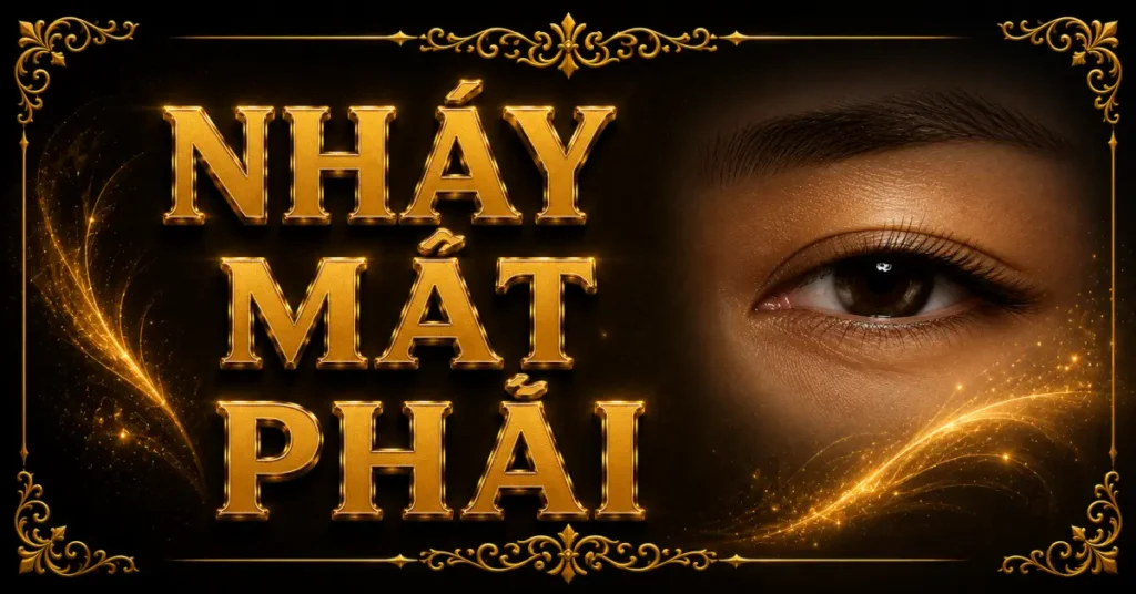 Nháy mắt phải liên tục là gì? Ảnh hướng đến bạn thế nào?