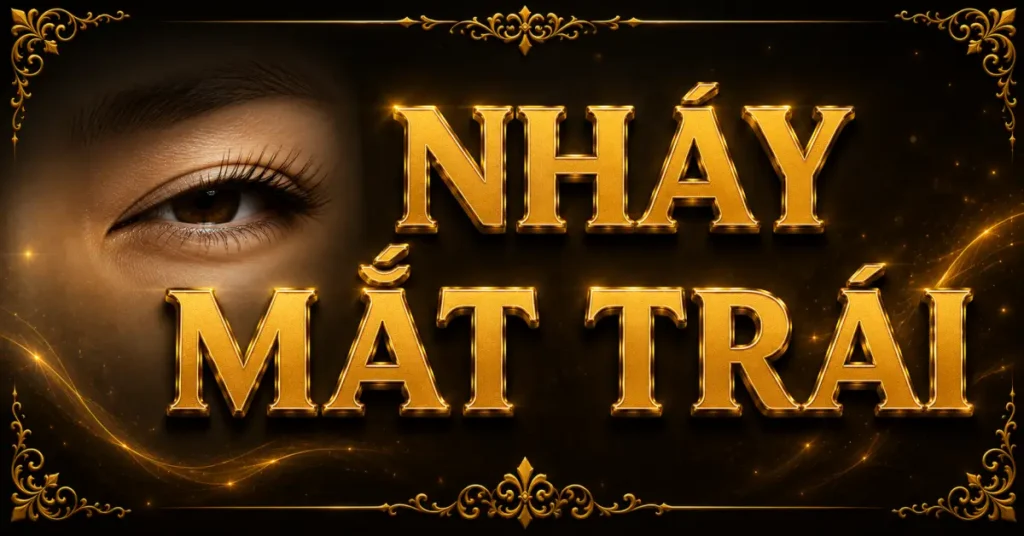 Nháy mắt trái liên tục là điềm gì? Đây có phải là điềm bao không?