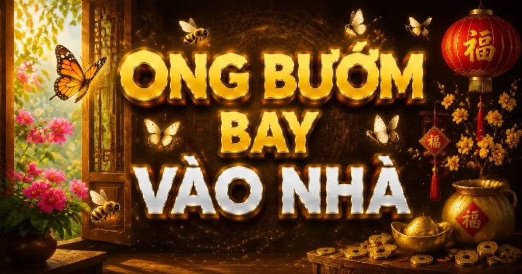Ong bướm bay vào nhà là điềm gì theo phong thủy?