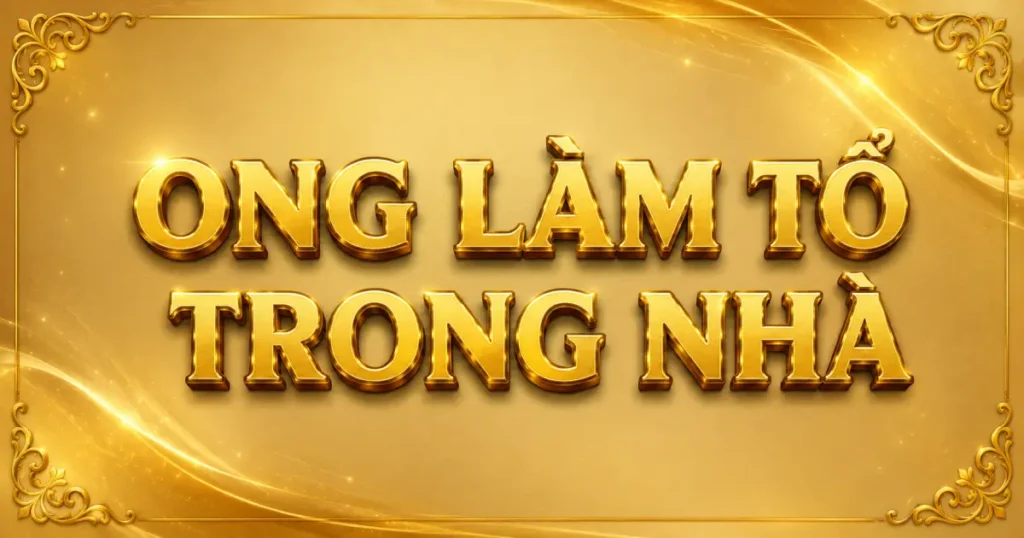 Ong làm tổ trong nhà là điềm báo có tính lành hay dữ?