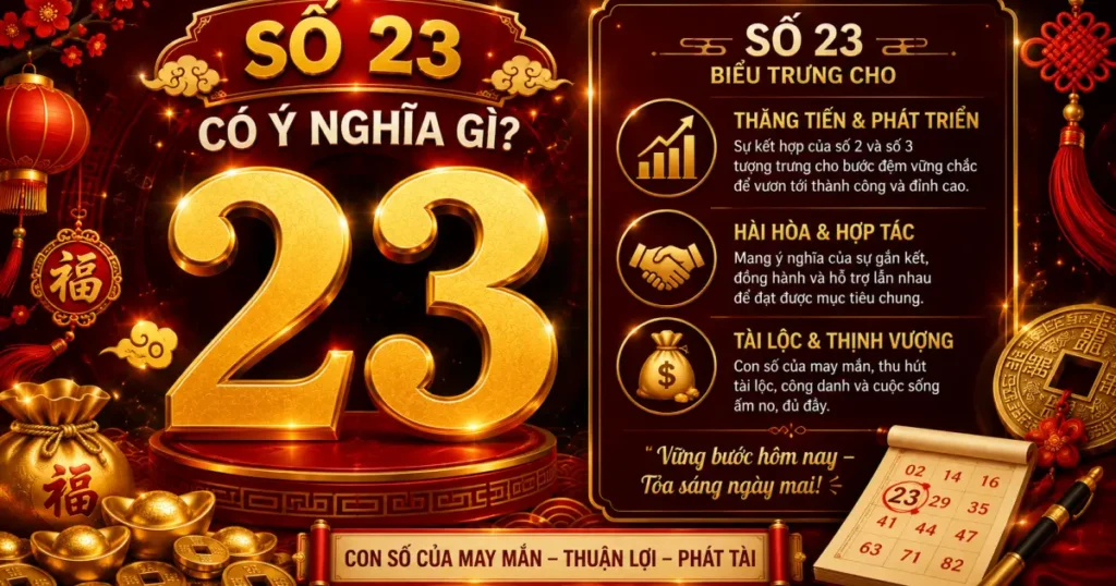 Số 23 có ý nghĩa gì trong đời sống dân gian và phong thủy