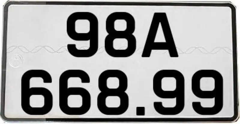 Biển xe đuôi số 68 có ý nghĩa gì?