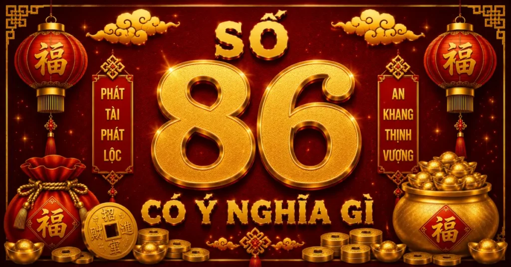 Số 86 có ý nghĩa gì trong phong thủy và đời sống hàng ngày