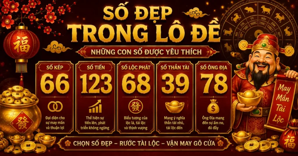 Tổng hợp số đẹp trong lô đề đầy đủ và chuẩn xác nhất 2026