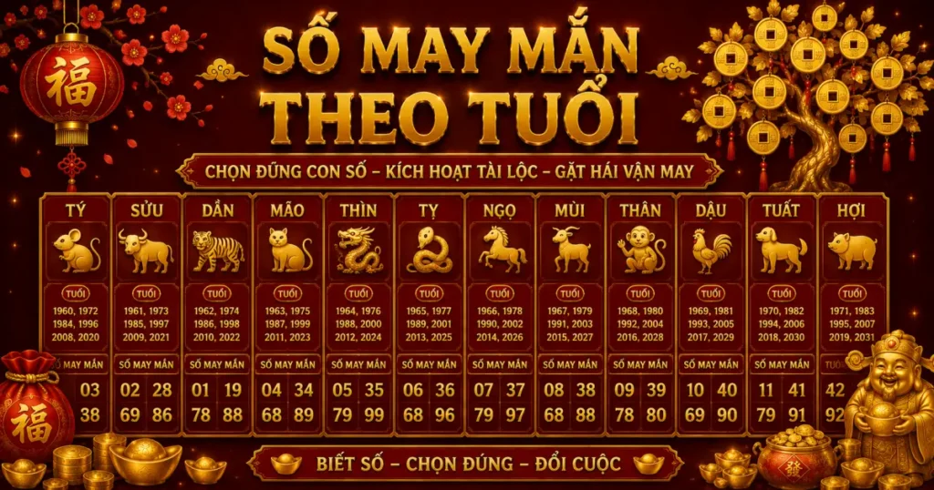 Cách xác định số may mắn theo tuổi chuẩn xác nhất hiện nay