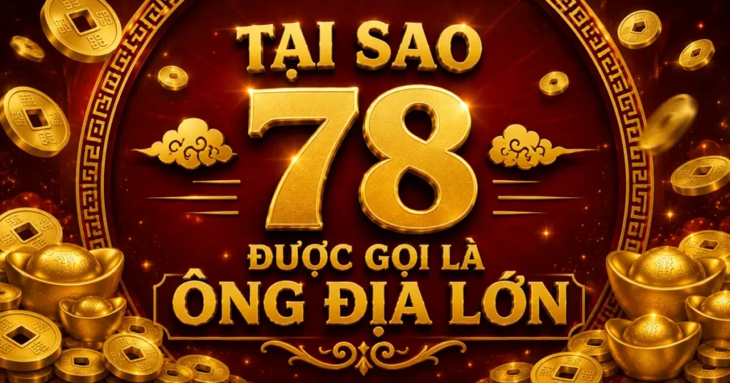 Tại sao số 78 được gọi là ông địa lớn? Giải thích chi tiết ý nghĩa