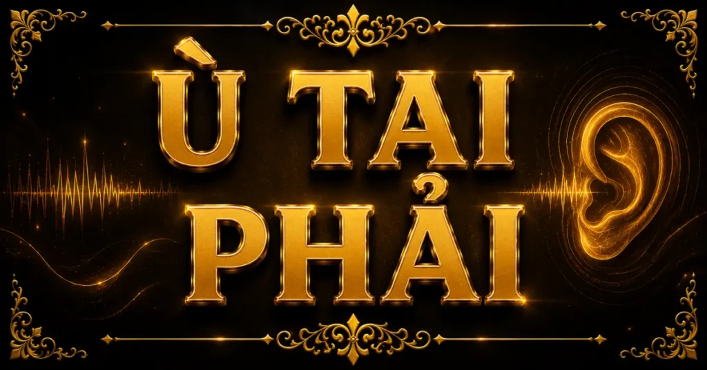 Ù tai phải là bệnh gì? Điềm báo khi gặp tình trạng ù tai phải