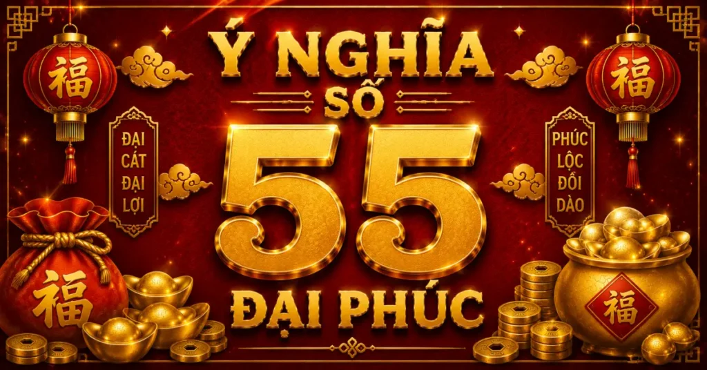 Ý nghĩa số 55 đại phúc trong phong thủy và đời sống