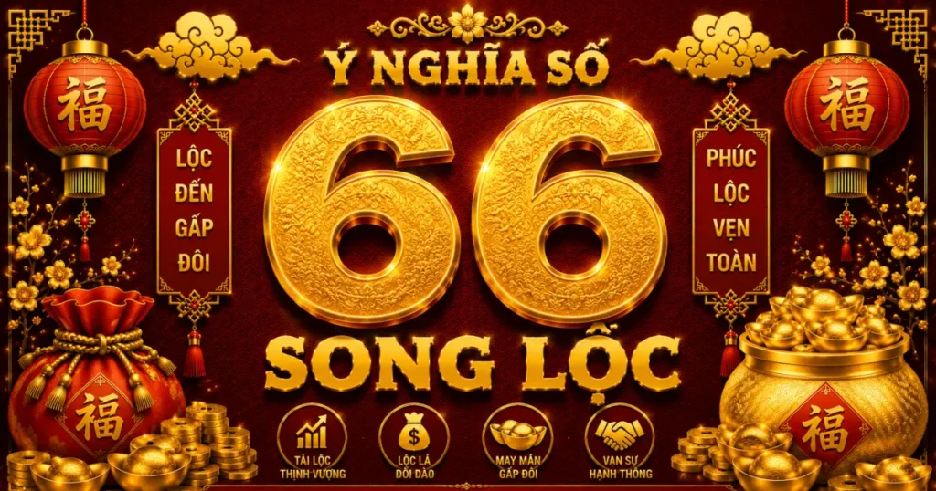 Ý nghĩa số 66 song lộc theo quan niệm dân gian Á Đông