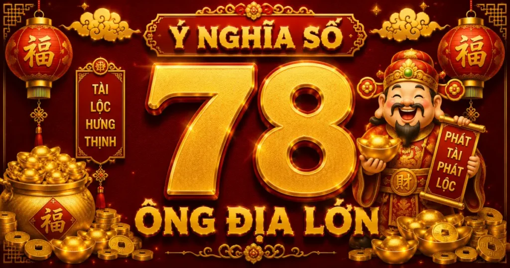 Ý nghĩa số 78 ông địa lớn đối với quan niệm phong thủy