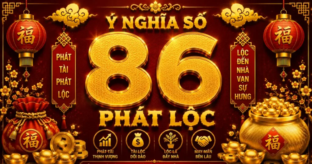 Ý nghĩa số 86 phát lộc trong quan niệm về phong thủy