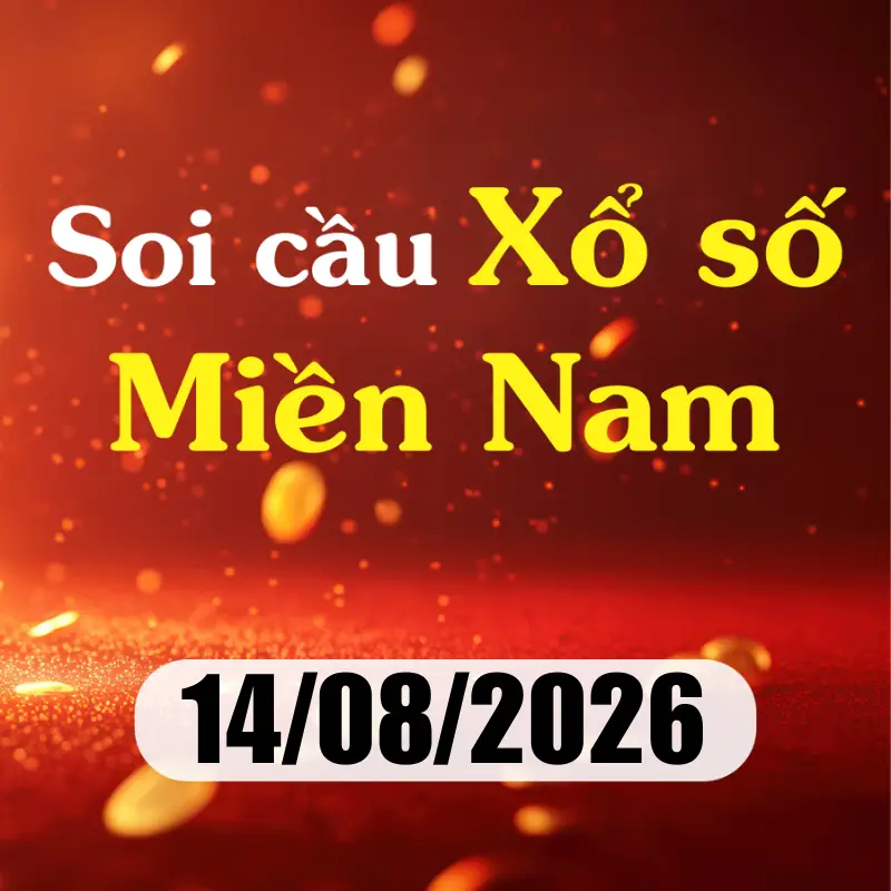 Soi cầu XSMN 14/08/2026 – Dự đoán xổ số Vĩnh Long, Bình Dương, Trà Vinh
